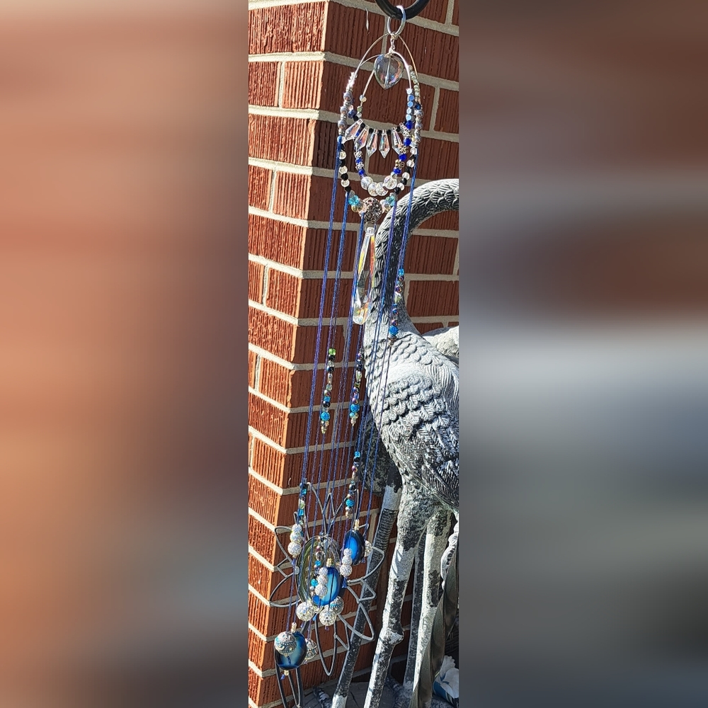 Glass beaded sun catcher